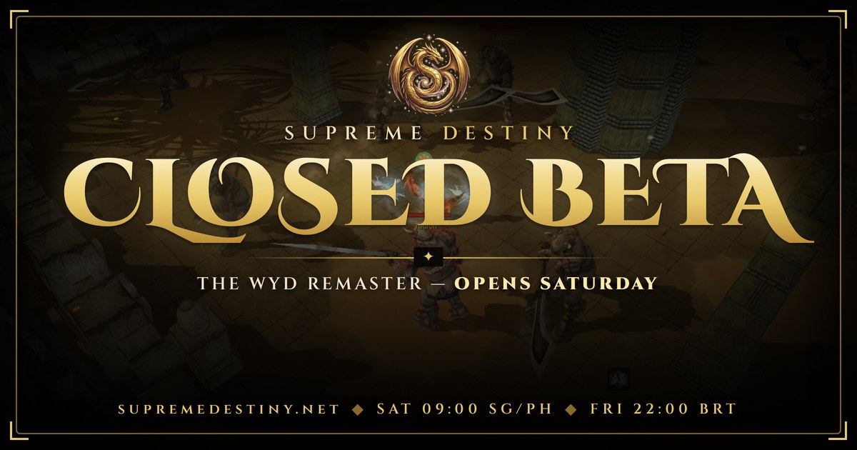 Supreme Destiny Closed Beta — the WYD remaster opens Saturday