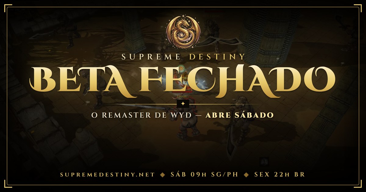 Beta Fechado de Supreme Destiny — o remaster de WYD abre sábado